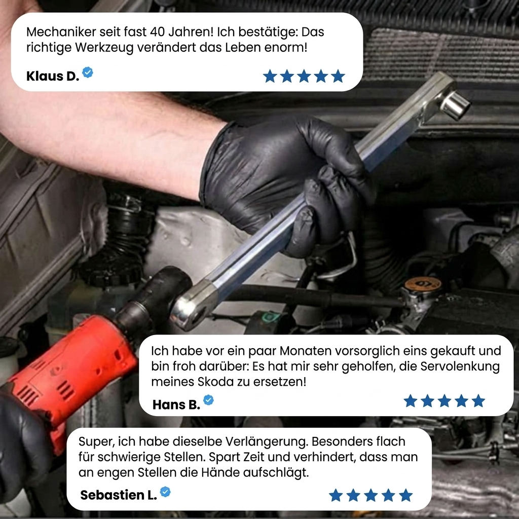 WinkelFix Pro – Für Schrauben, an die kein anderes Werkzeug herankommt
